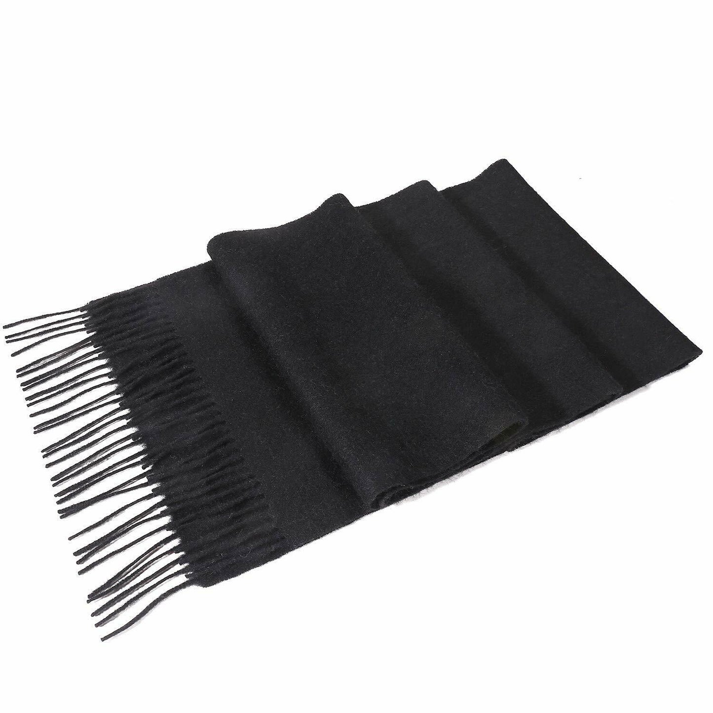 i+k Premium Schal Tuch 100% Wolle (Merino) Unisex 30x180cm in Geschenkbox A-2 - AbisZHandel