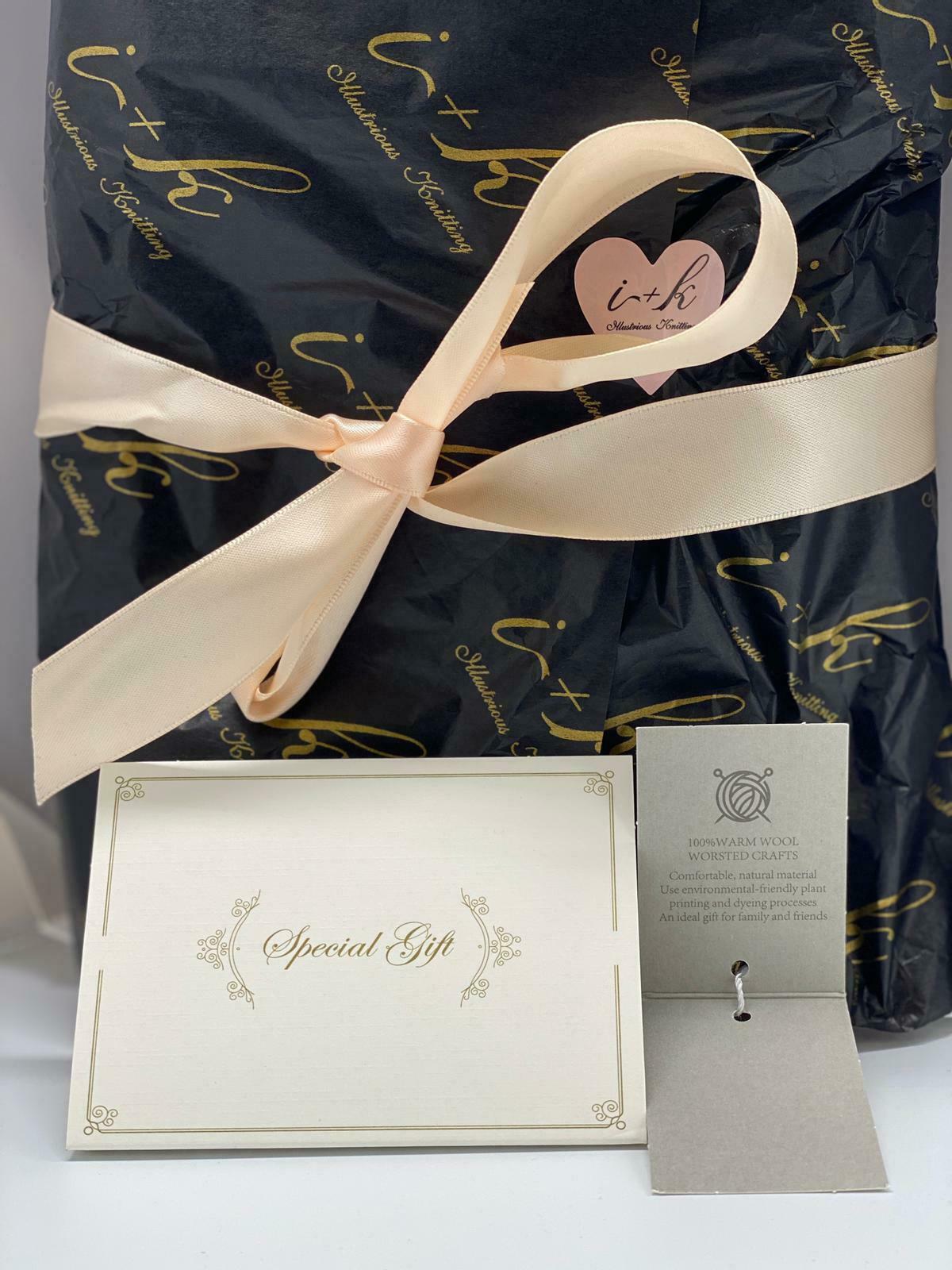 i+k Premium Schal Tuch 100% Wolle (Merino) Unisex 30x180cm in Geschenkbox A-15 - AbisZHandel
