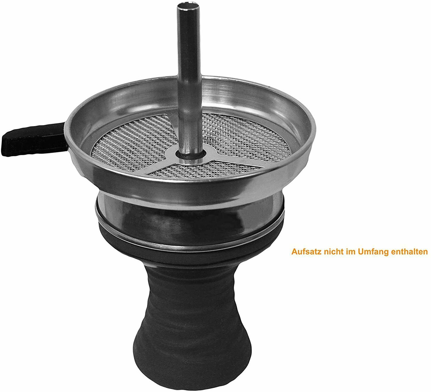 Shisha Steinkopf Shishakopf Wasserpfeife Kopf Wasserpfeifenkopf Schwarz Grau - AbisZHandel