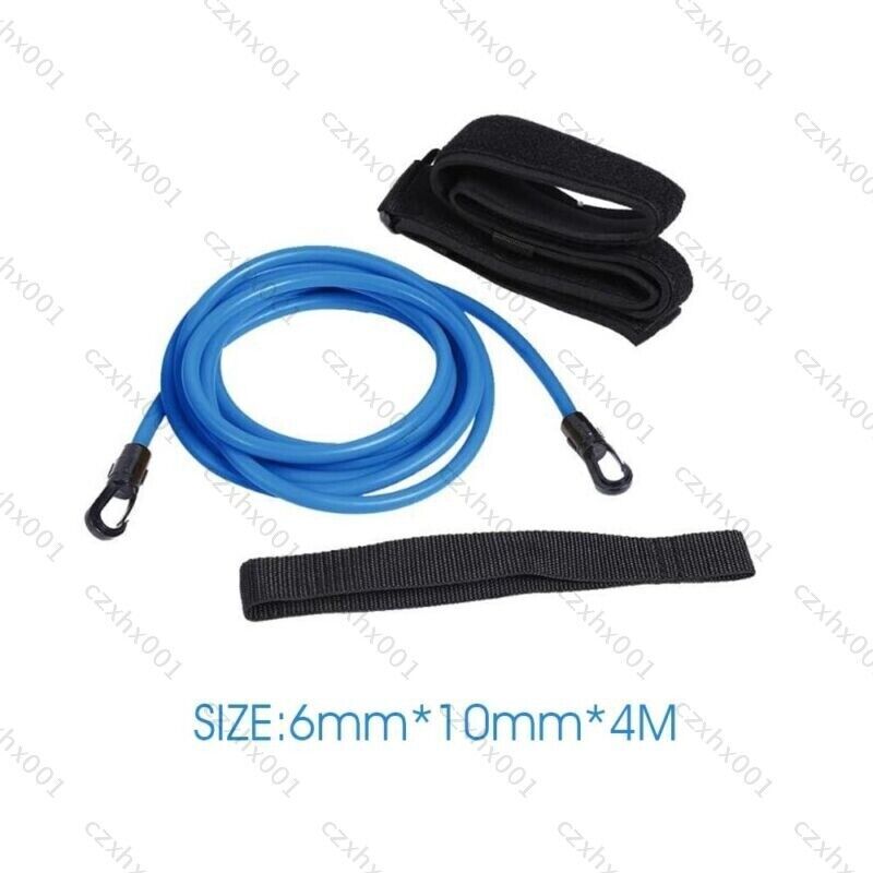 Pool Schwimmgurt Einstellbar Schwimmwiderstand 4M Zugseil Schwimmen Leine Gürtel - AbisZHandel