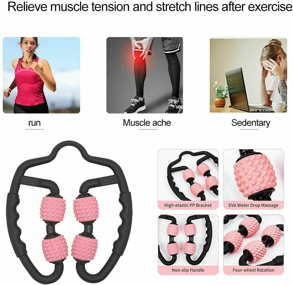 Muskel Massageroller Handheld Roller Muskelmassage Muskelroller Massagegerät - AbisZHandel