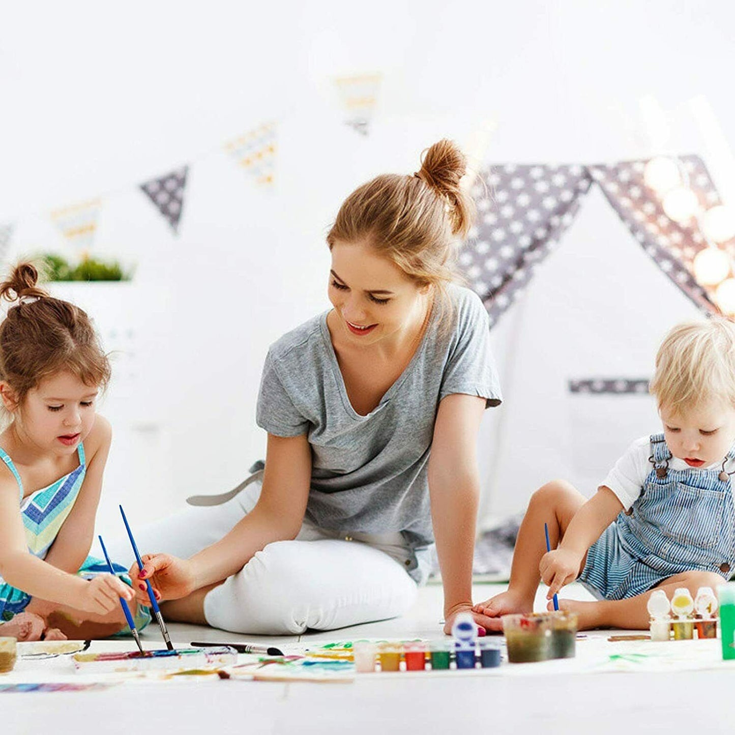 Malen nach Zahlen Ölgemälde auf Leinwandtuch Motiv Fox 50x40 DIY - AbisZHandel