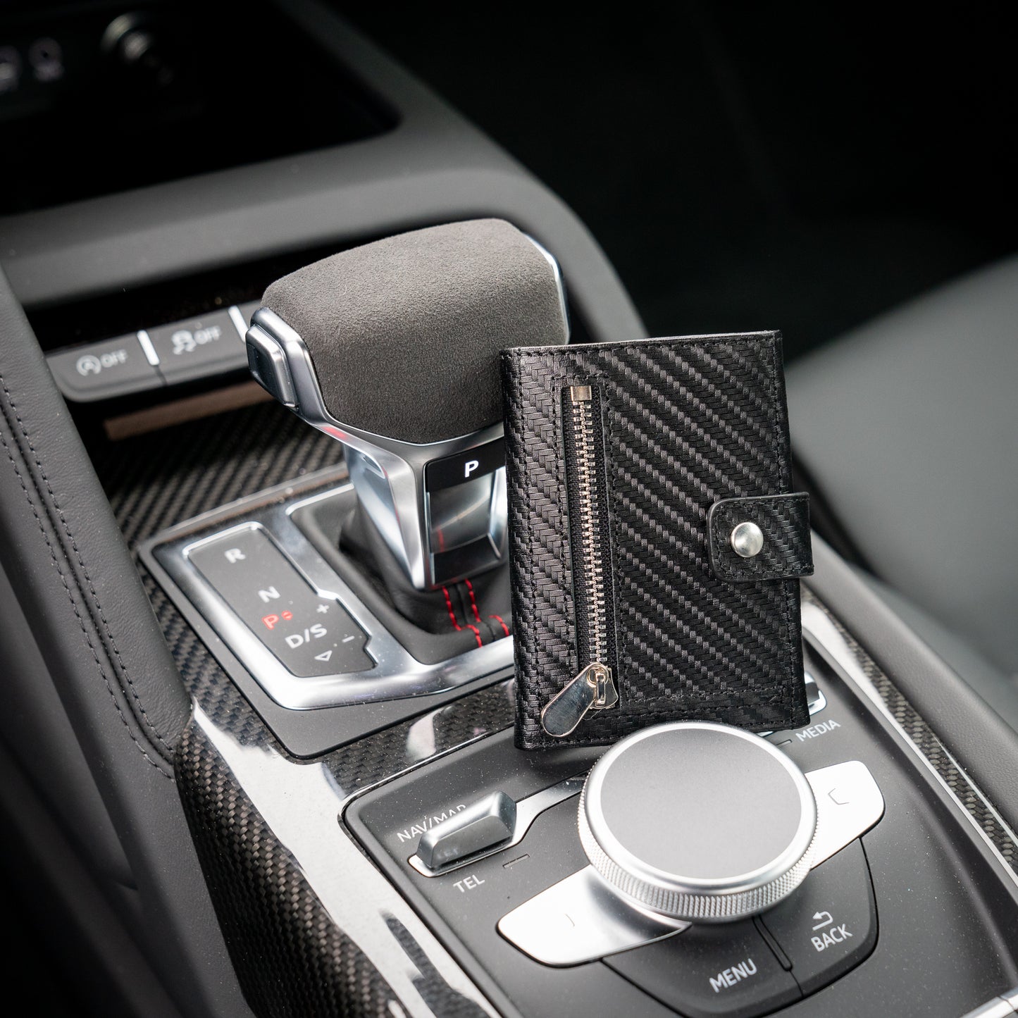 Mini Wallet Torino Carbon