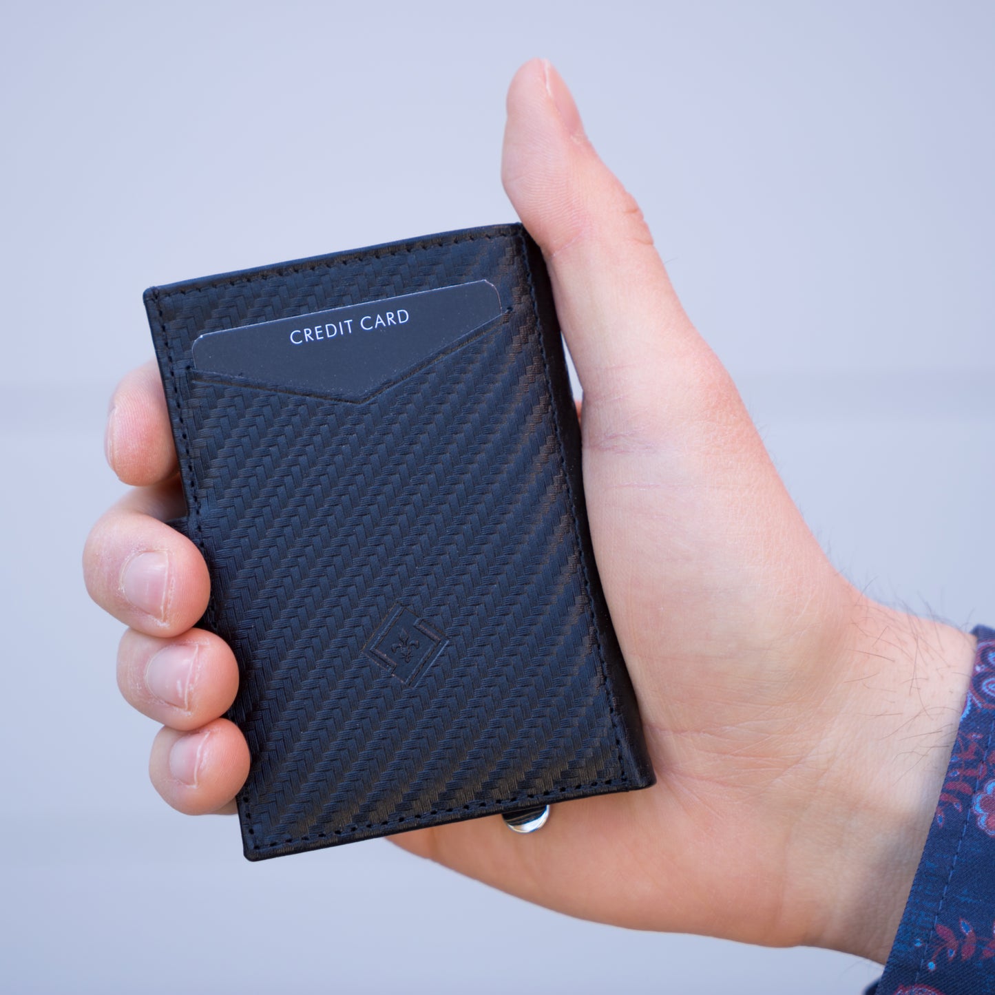 Mini Wallet Torino Carbon