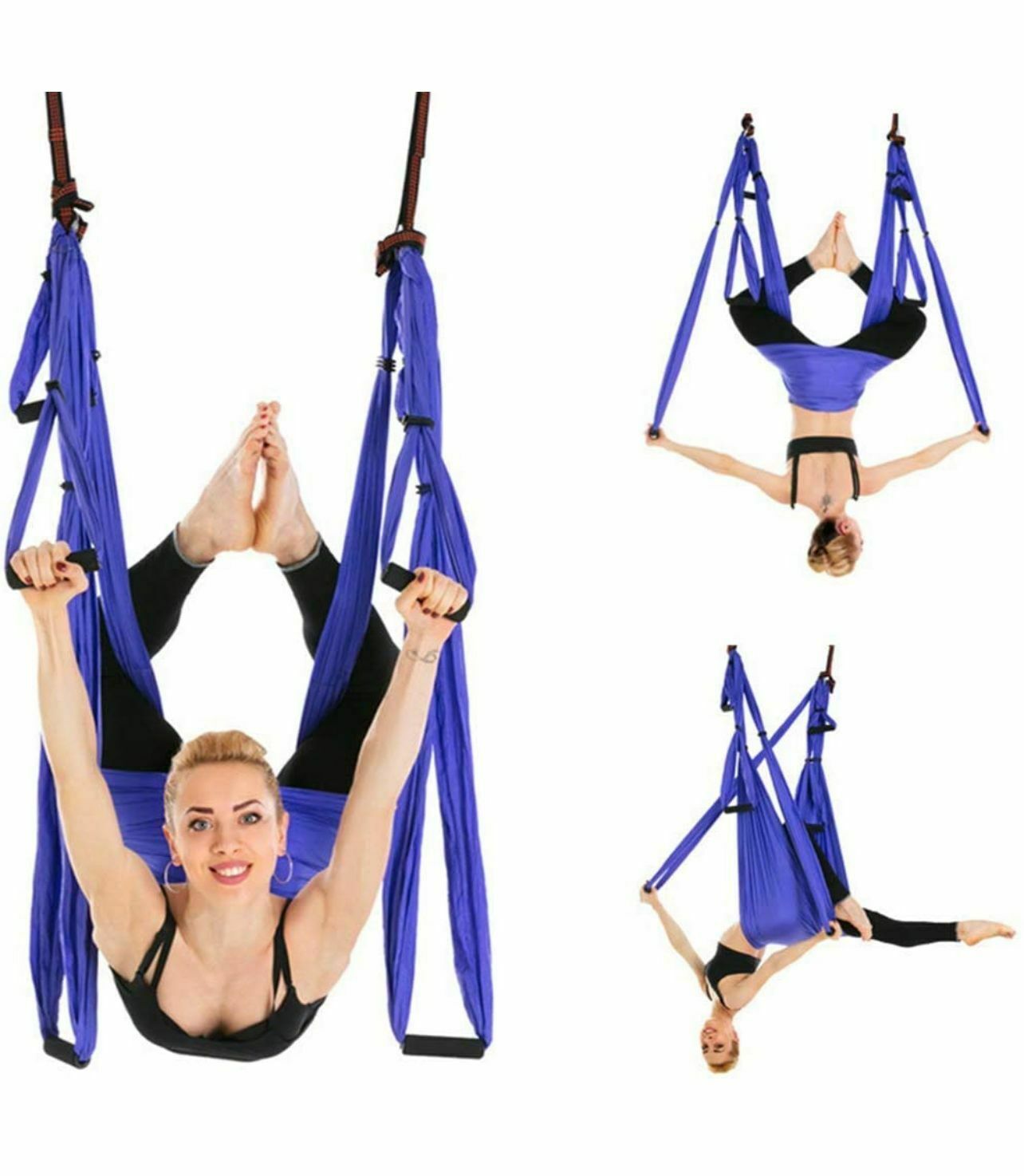 Yoga Hängematte Set Yoga Swing Schaukel Fliegen Anti Gravity Yogatuch Trapez - AbisZHandel