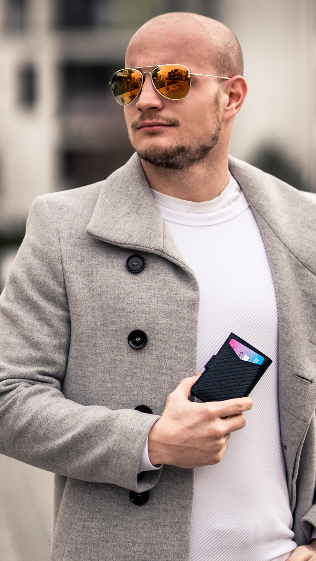 Mini Wallet Torino Carbon