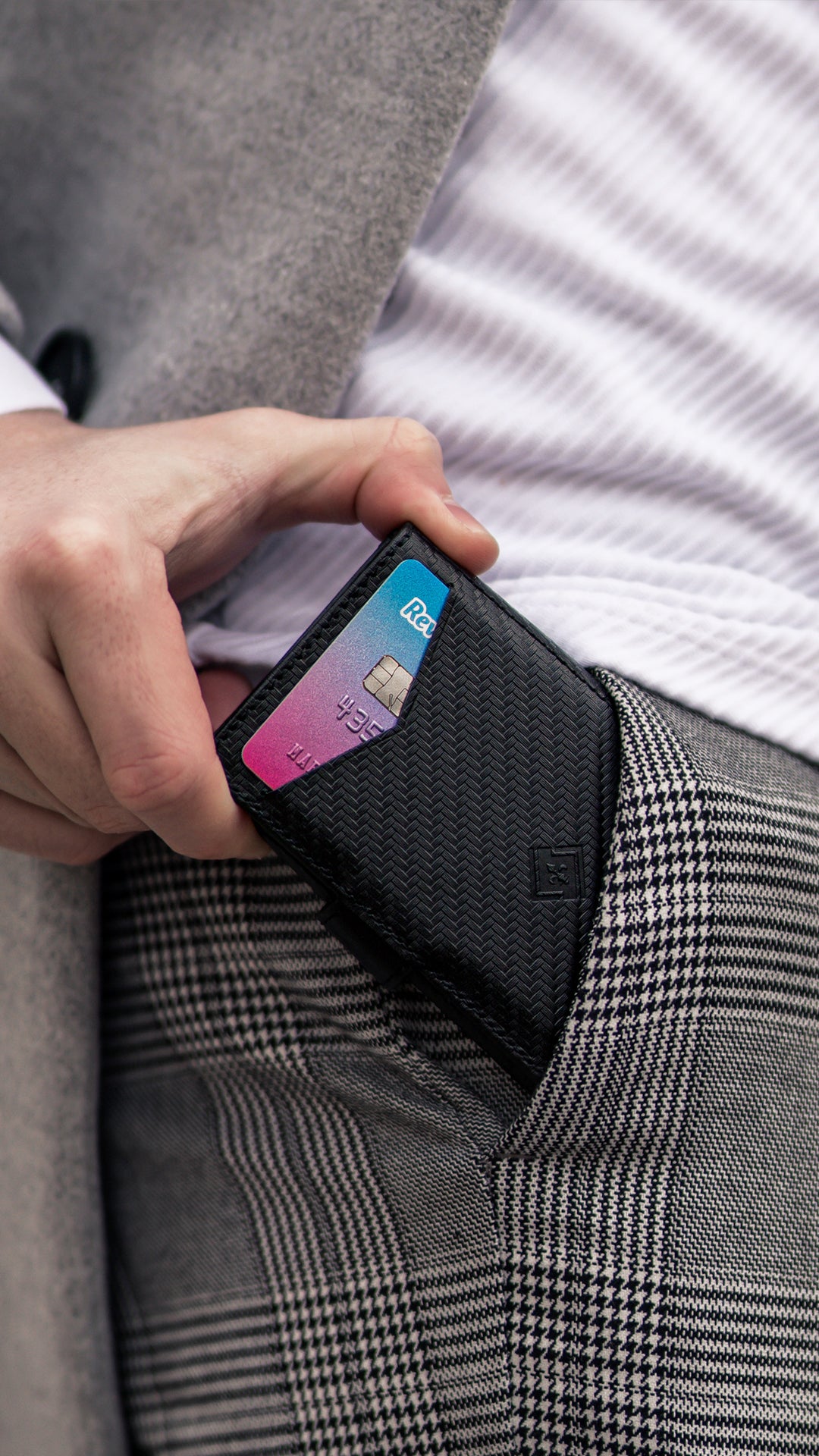 Mini Wallet Torino Carbon