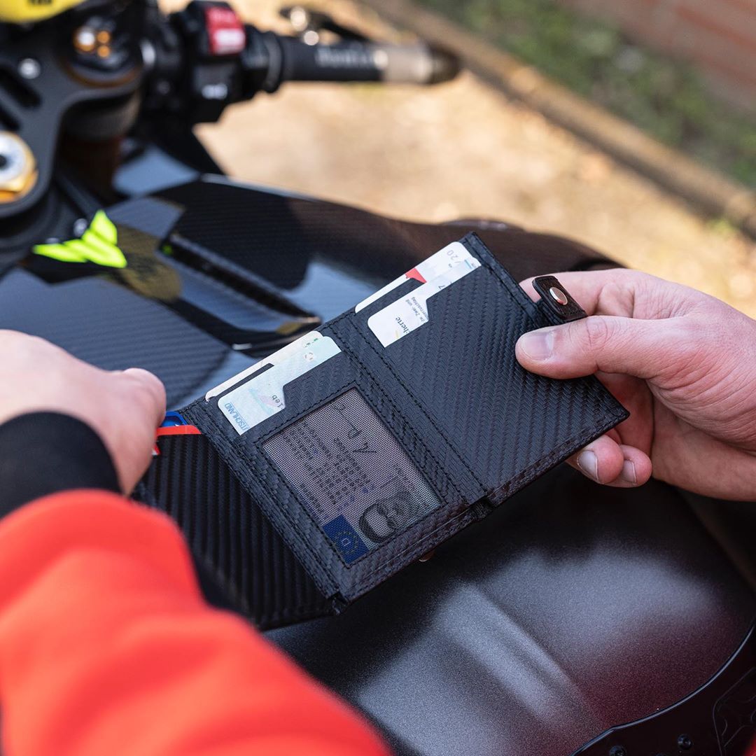 Mini Wallet Torino Carbon