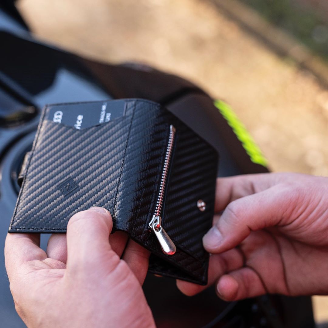 Mini Wallet Torino Carbon
