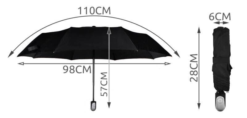 Regenschirm mit Auf & zu Automatik