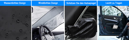 XXL Frontscheibenabdeckung für Auto mit Magnet Halterung Winter/Sommer