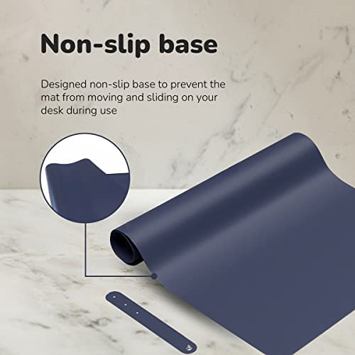 Schreibtischunterlage für Büro PU-Leder 40cm x 80cm - AbisZHandel