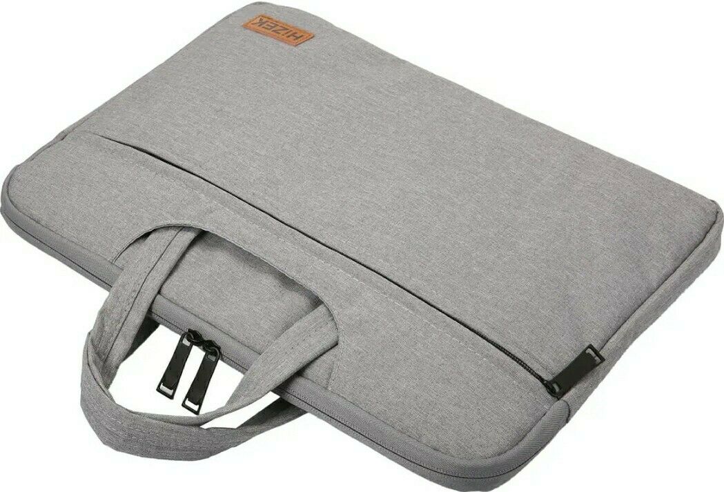 Hizek Wasserdichte Laptop Tasche Reißverschluss-Aktenkoffer Notebook Tablet - AbisZHandel