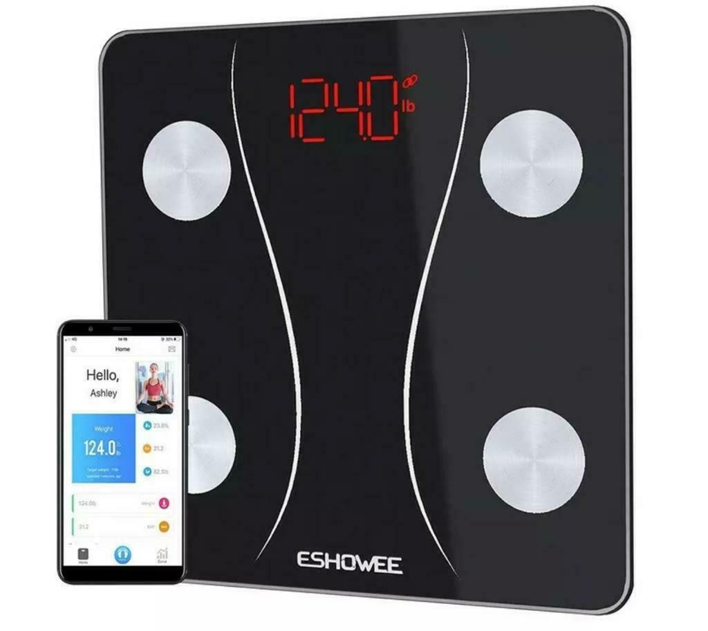 Bluetooth Körperfettwaage ESHOWEE CF398BLE BMI Waage Digital 180KG - AbisZHandel