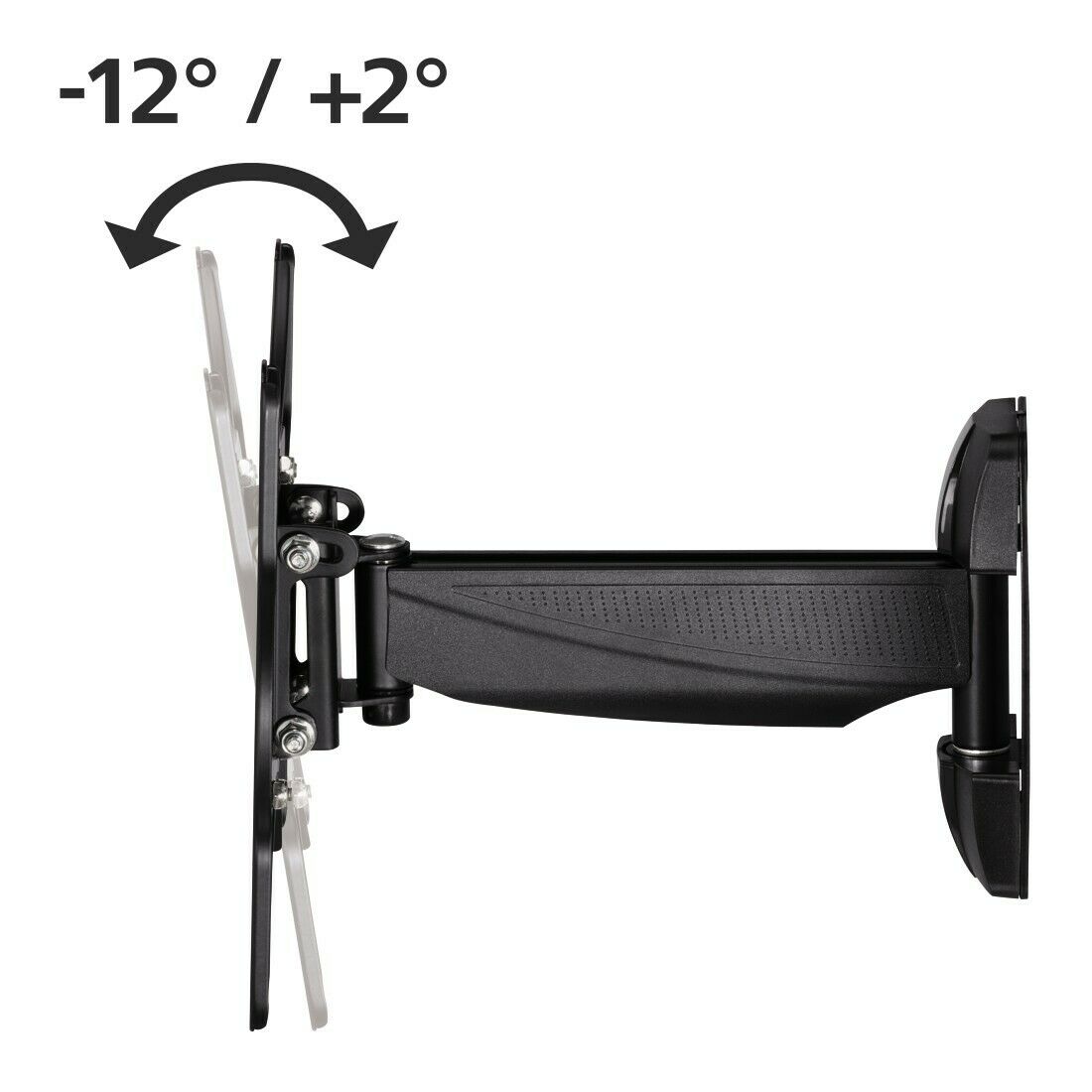 Hama TV-Wandhalterung FULLMOTION, 3 Sterne, 119 cm (47"), 1 Arm, Schwarz - AbisZHandel