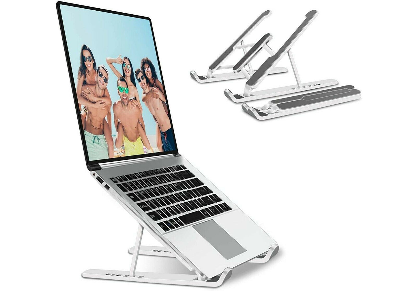 Notebook Laptop Ständer Tablet Halter Halterung faltbar 6 Winkel einstellbar - AbisZHandel