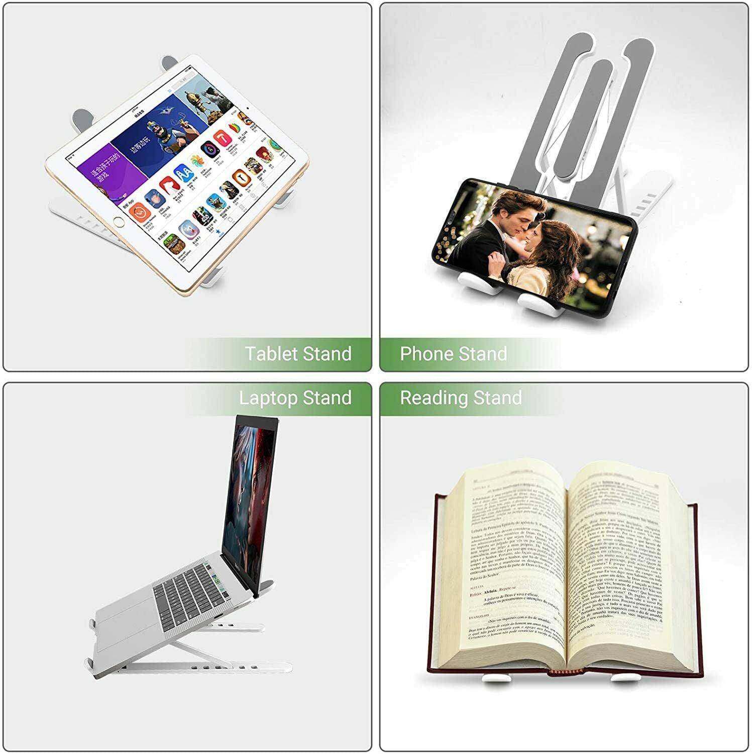 Notebook Laptop Ständer Tablet Halter Halterung faltbar 6 Winkel einstellbar - AbisZHandel