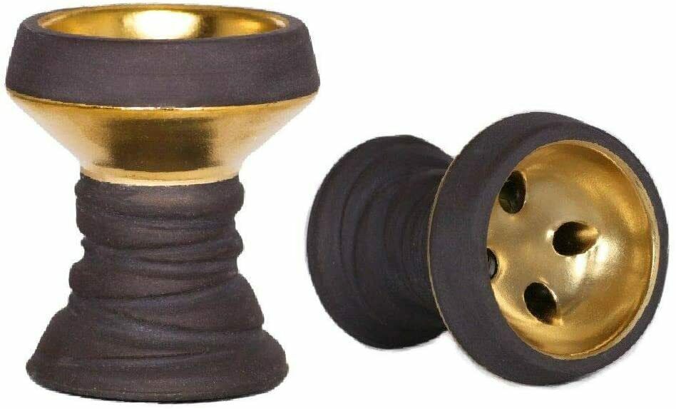 Shisha Kopf Set mit Kaminaufsatz - Hochwertiger Steinkopf mit Kaminaufsatz +Sieb - AbisZHandel
