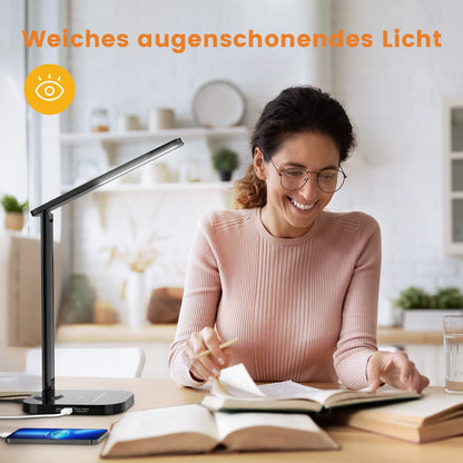 LED Schreibtisch-/Nachttischlampe mit Touch Dimmbar