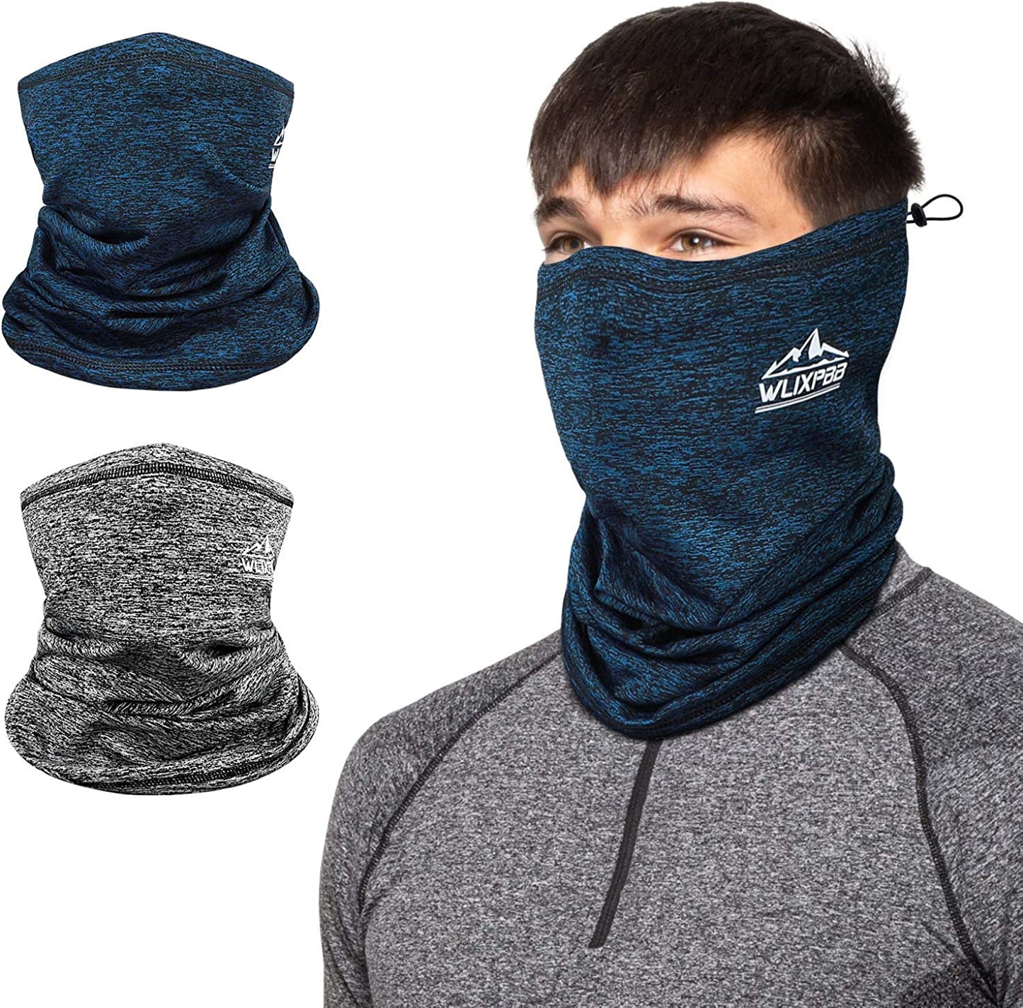 2er Set Multifunktionstuch/Schlauchschal aus Polyester