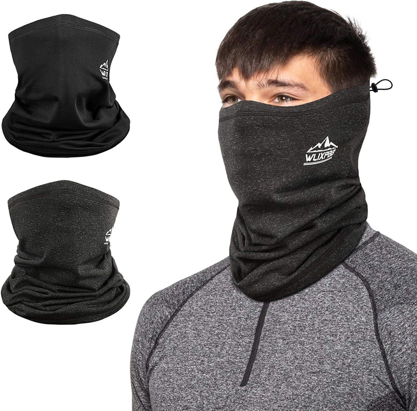 2er Set Multifunktionstuch/Schlauchschal aus Polyester