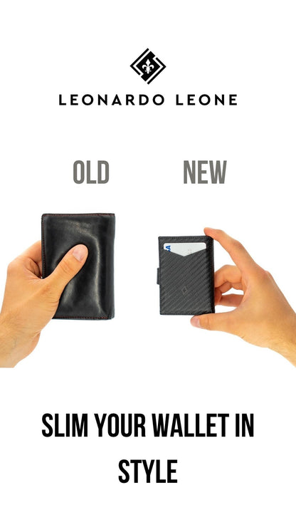 Mini Wallet Torino Carbon