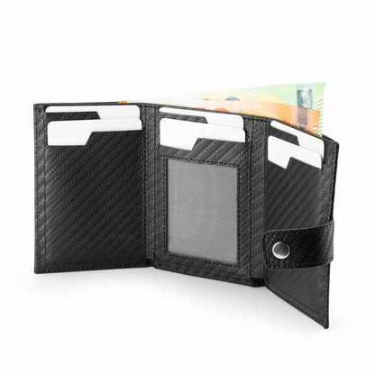 Mini Wallet Torino Carbon