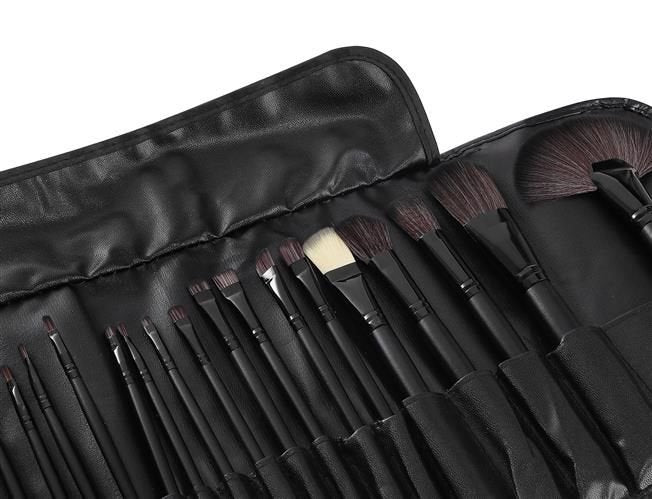 24-teiliges. Kosmetik Pinsel-Set für Make-Up