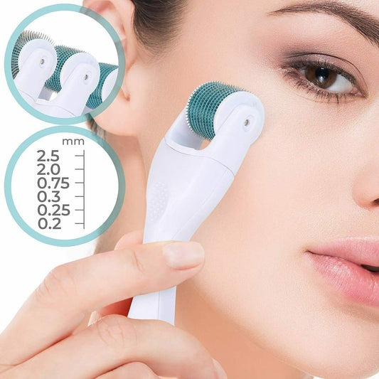 Dermaroller 540- 600 Nadeln Anti Aging Microneedling Cellulite Falten Narben Pigment - AbisZHandel