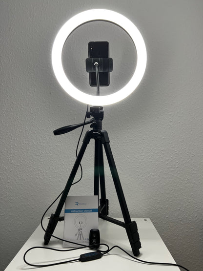 12 Zoll TikTok Ringlicht Stativ