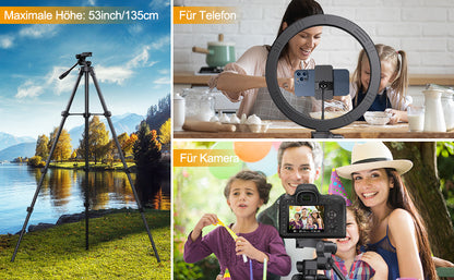 12 Zoll TikTok Ringlicht Stativ