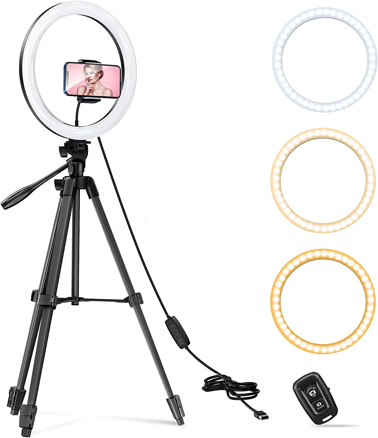12 Zoll TikTok Ringlicht Stativ